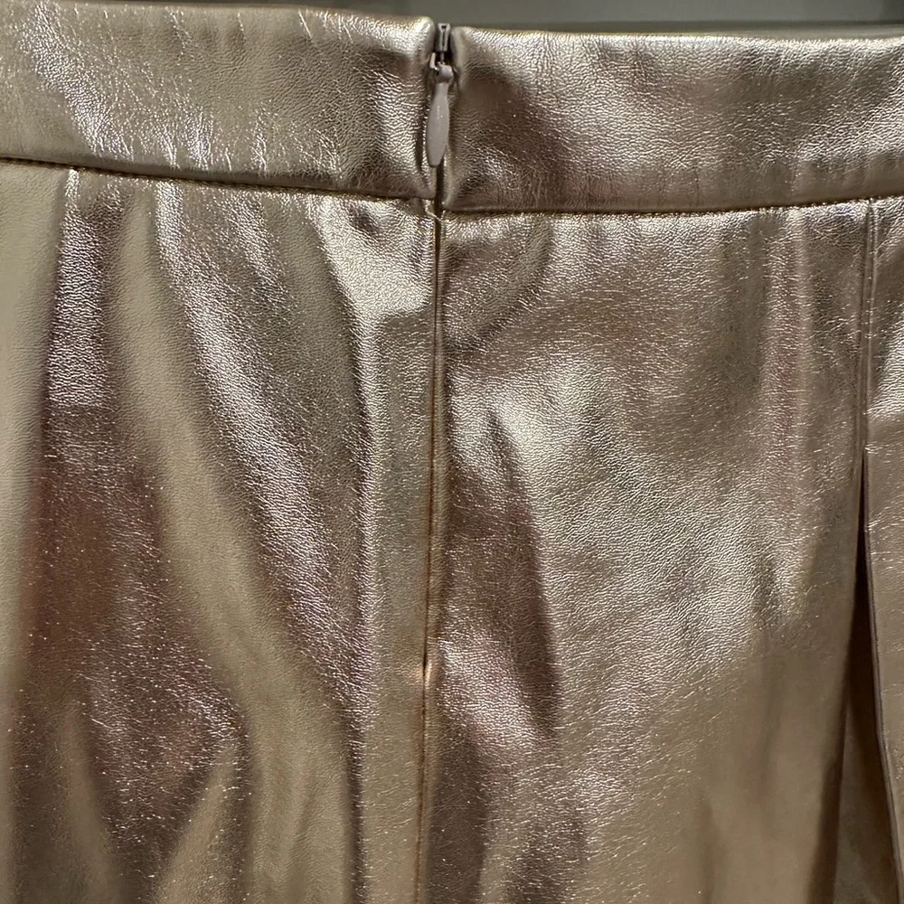 J.Crew Girls Crewcuts Gold holiday Pleated Skirt new with tags size 12